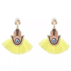 Hamsa Eye Earrings